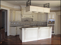 A custom design home kitchen