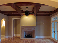 Here is a custom design ceiling.